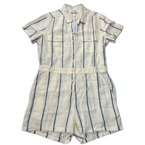 Outerknown Romper Jumpsuit Womens Size S Linen NWT $148